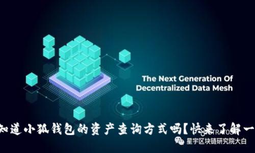 想知道小狐钱包的资产查询方式吗？快来了解一下！
