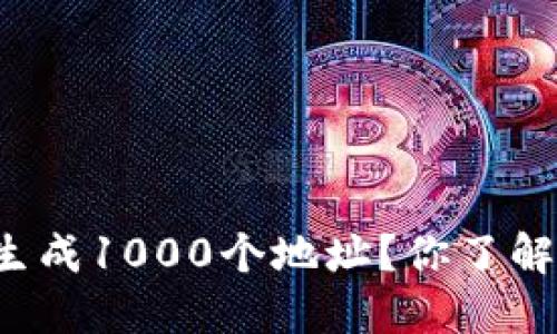 比特派可以生成1000个地址？你了解如何操作吗？